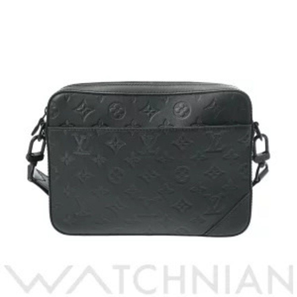 Louis Vuitton Shadow Black Duo Messenger Noir Black Shoulder Bag
